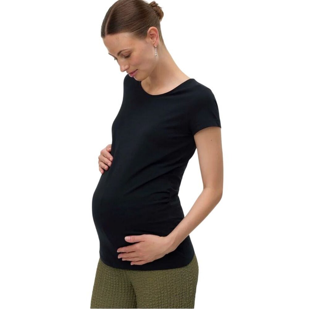 Mamalicious Womens/Ladies Maternity T-Shirt / Black